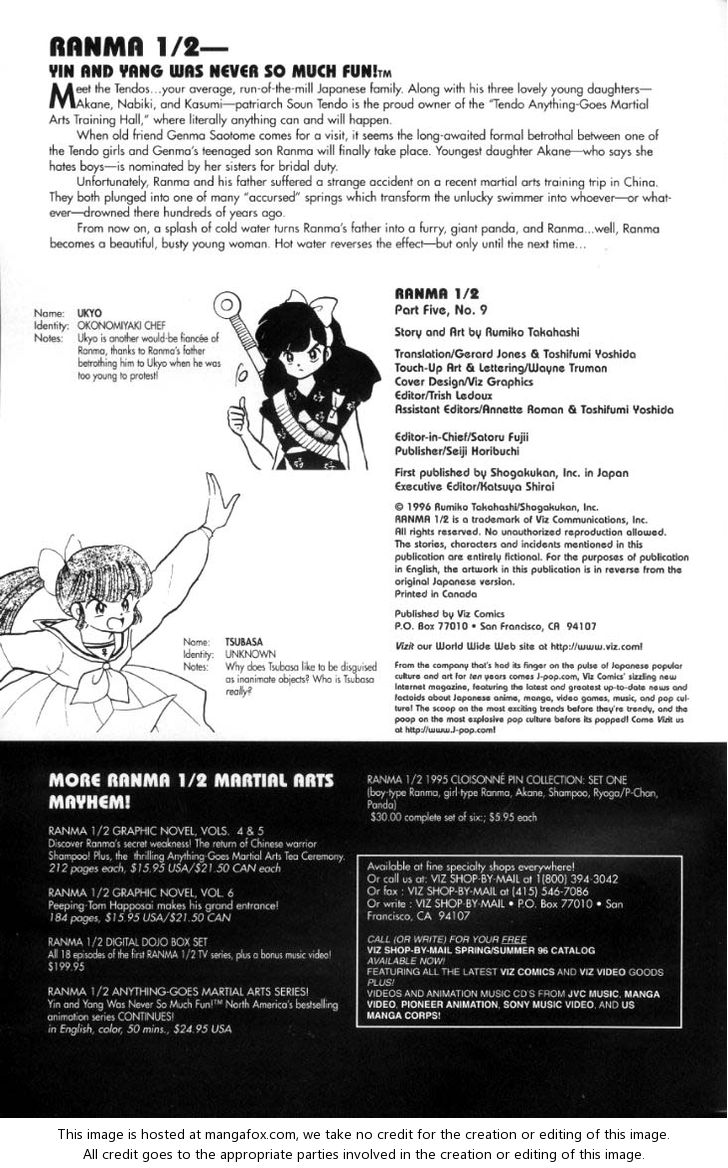 Read Ranma 12 Manga Online