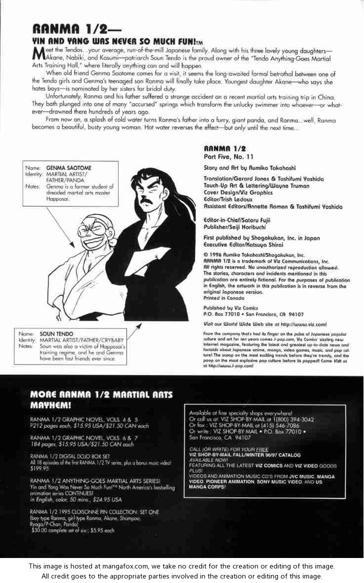 Read Ranma 12 Manga Online