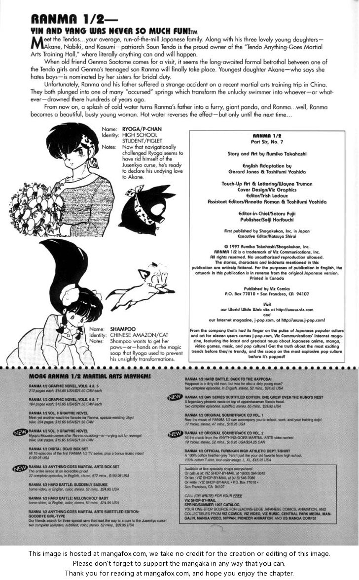 Read Ranma 12 Manga Online