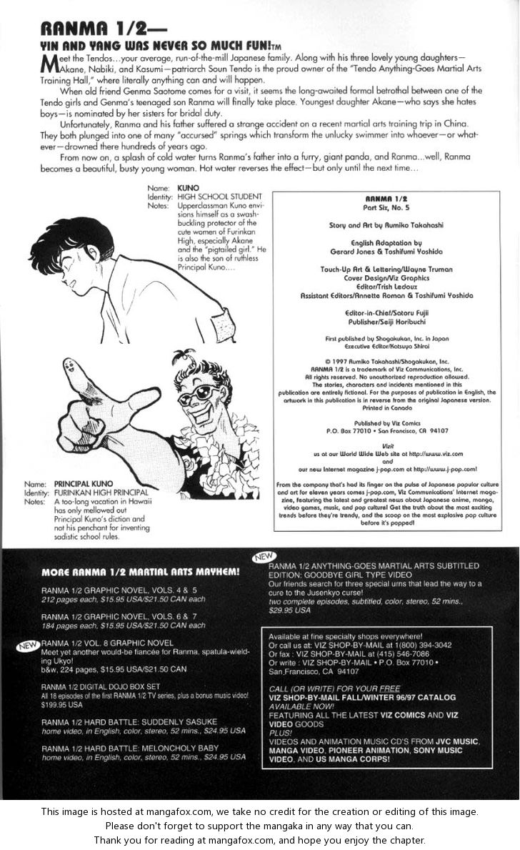 Read Ranma 12 Manga Online
