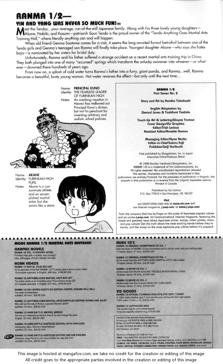 Read Ranma 12 Manga Online