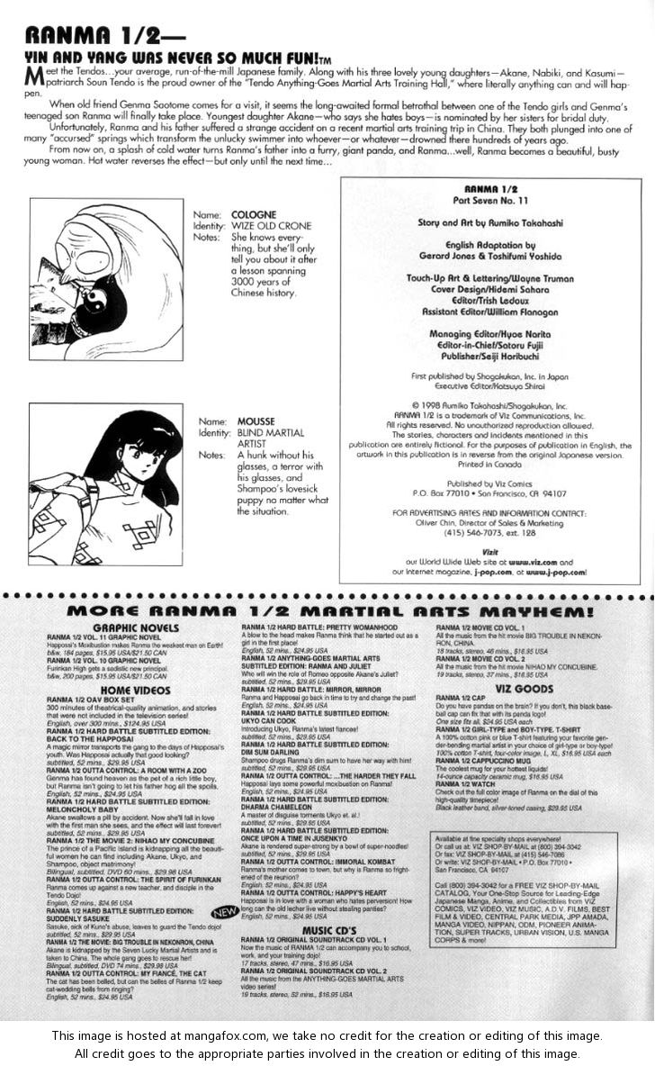 Read Ranma 12 Manga Online