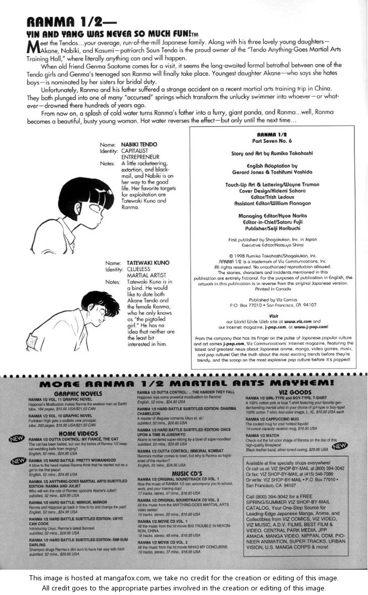 Read Ranma 12 Manga Online