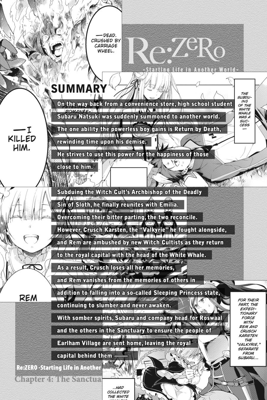 Read Re_ZERO -Starting Life in Another World Manga Online