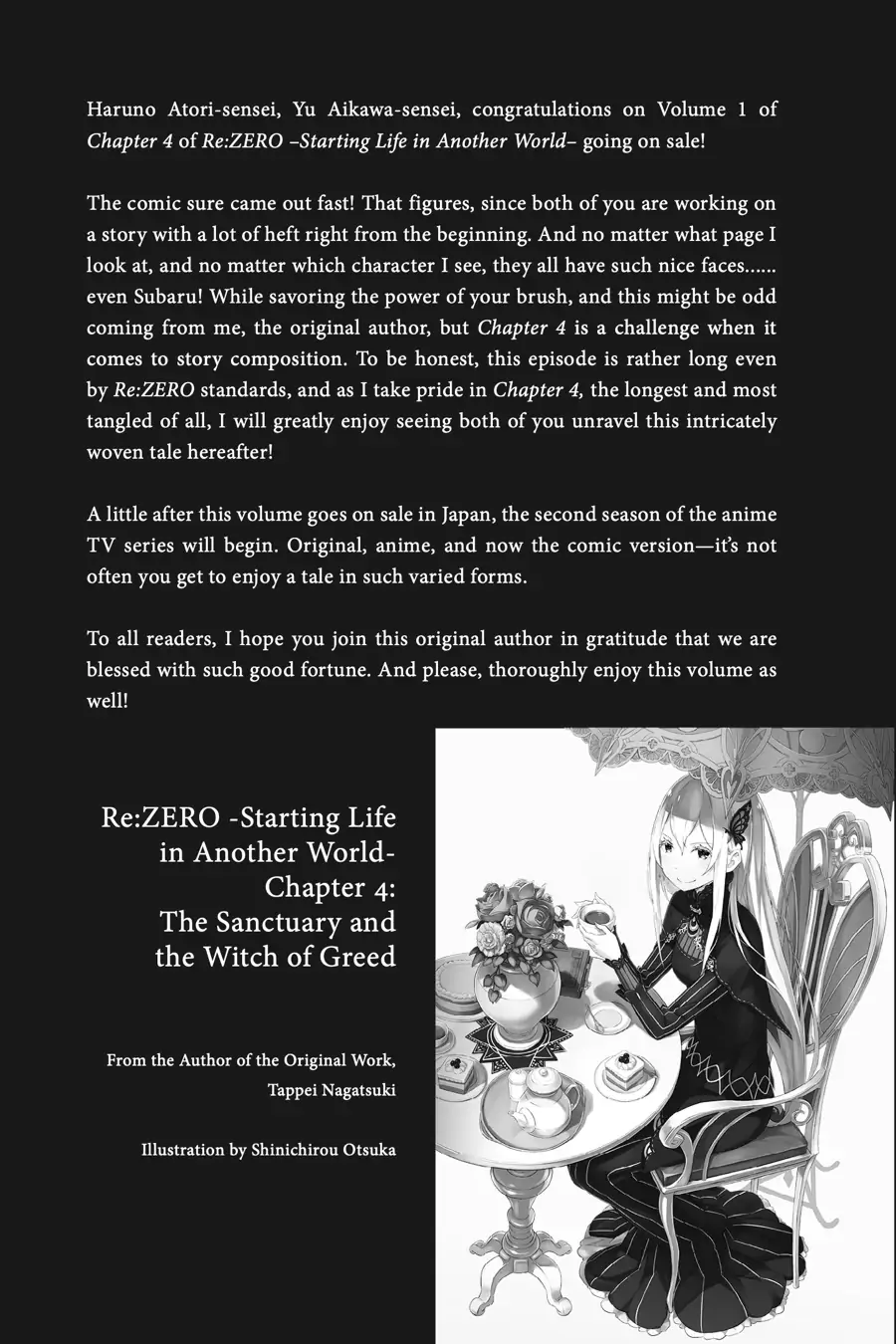 Read Re_ZERO -Starting Life in Another World Manga Online