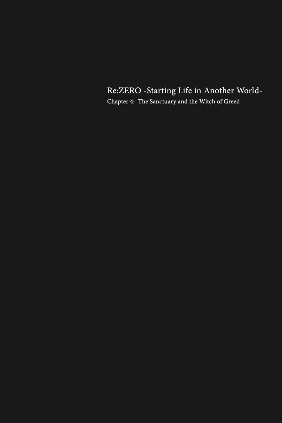 Read Re_ZERO -Starting Life in Another World Manga Online