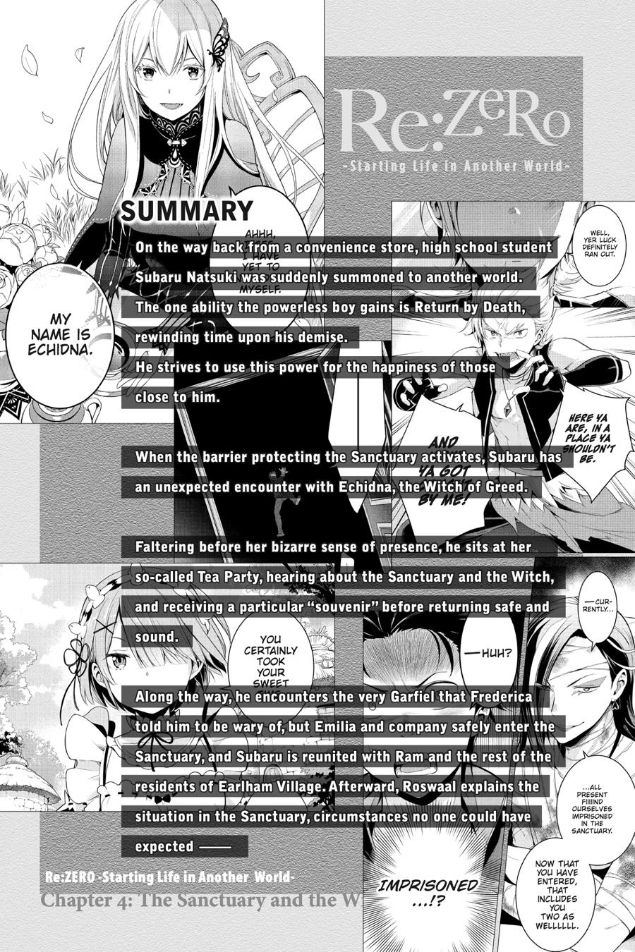 Read Re_ZERO -Starting Life in Another World Manga Online