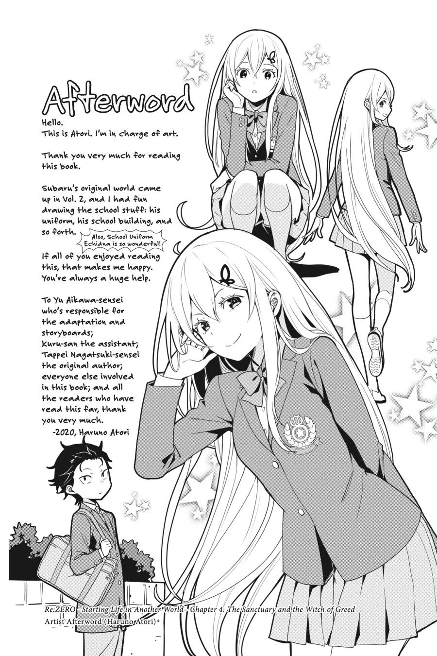 Read Re_ZERO -Starting Life in Another World Manga Online