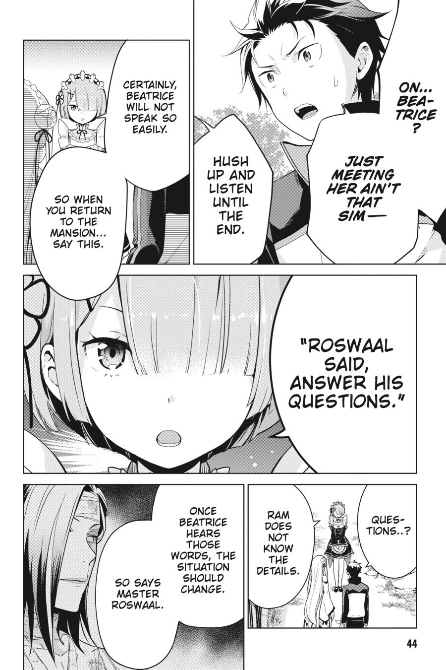 Read Re_ZERO -Starting Life in Another World Manga Online