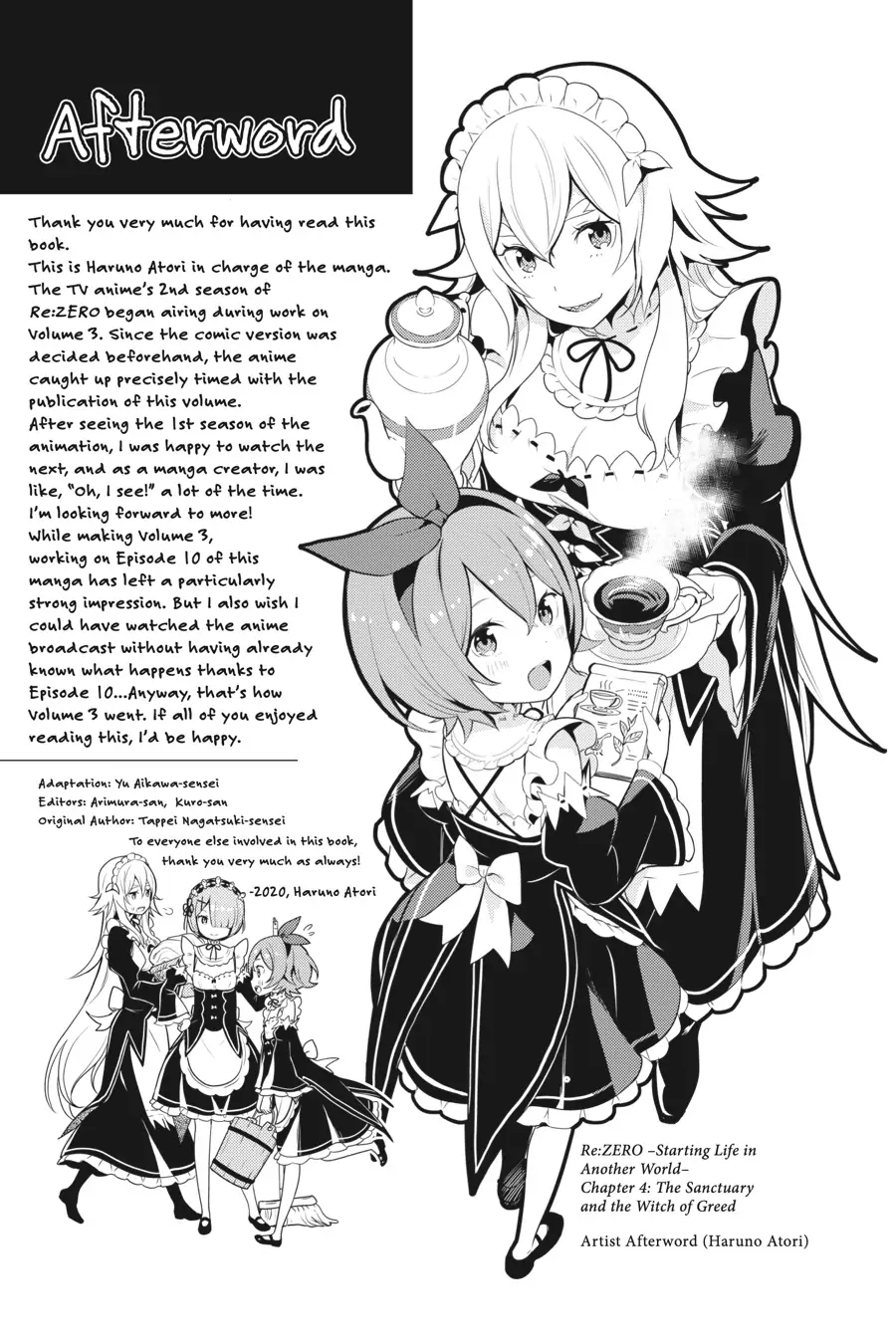 Read Re_ZERO -Starting Life in Another World Manga Online