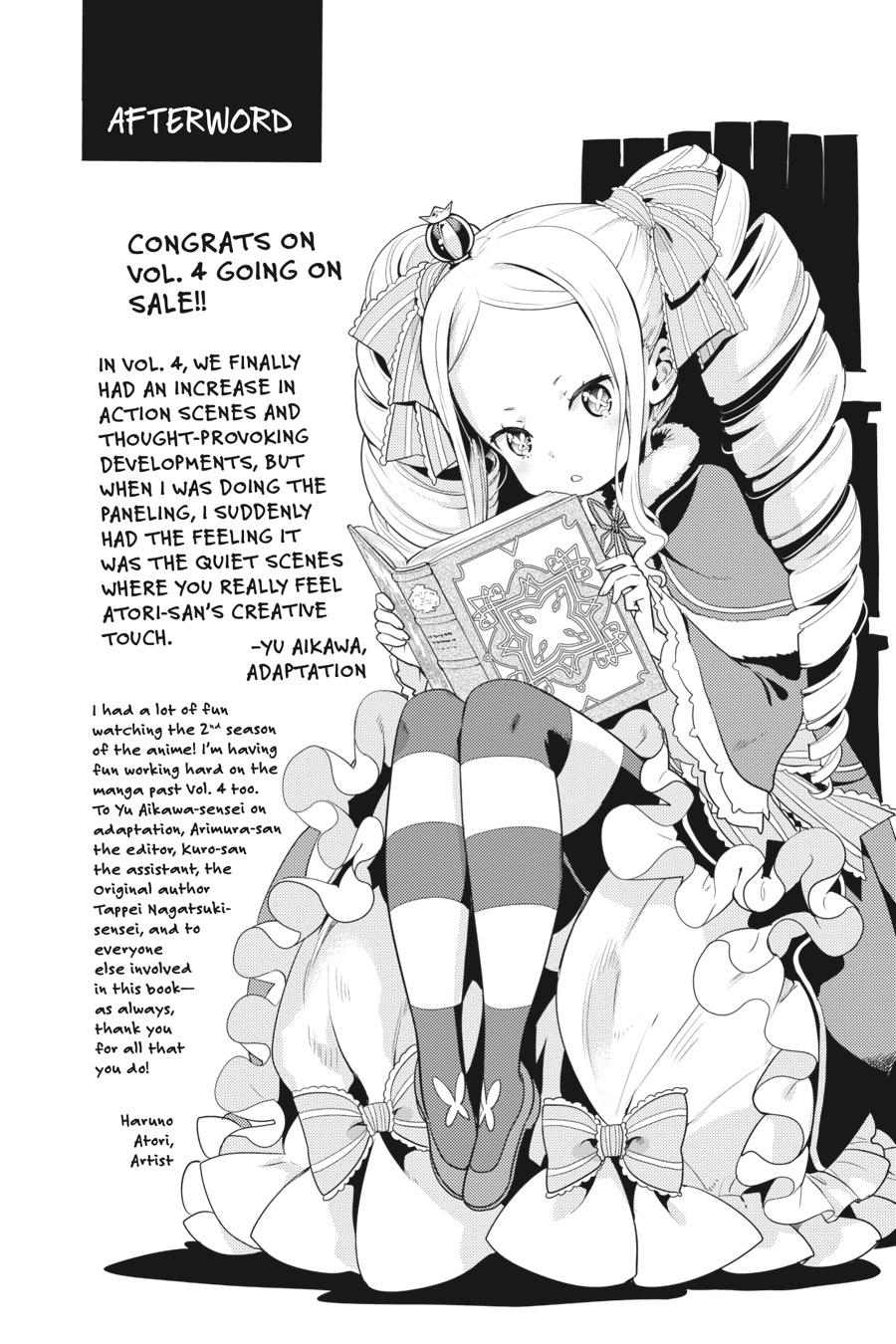 Read Re_ZERO -Starting Life in Another World Manga Online