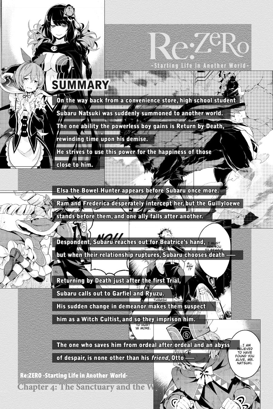Read Re_ZERO -Starting Life in Another World Manga Online