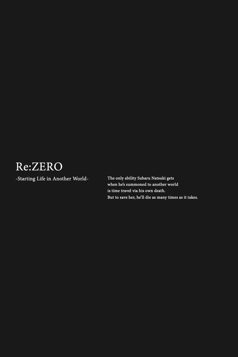 Read Re_ZERO -Starting Life in Another World Manga Online
