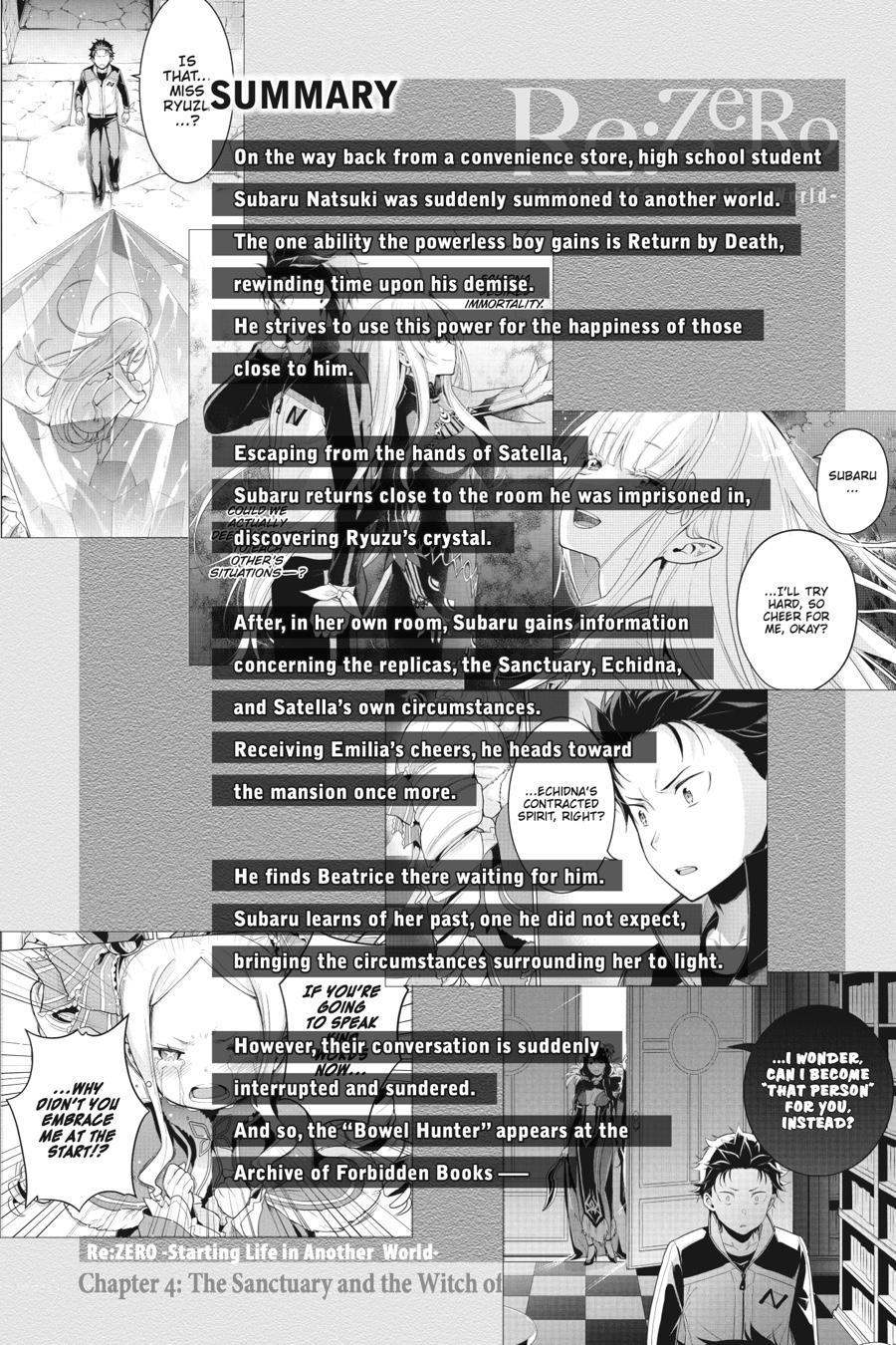 Read Re_ZERO -Starting Life in Another World Manga Online