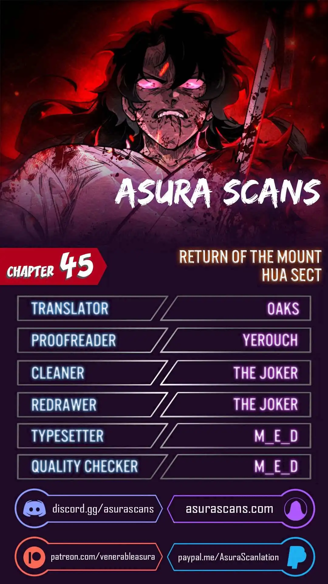 Read Return of the Mount Hua Sect Manga Online