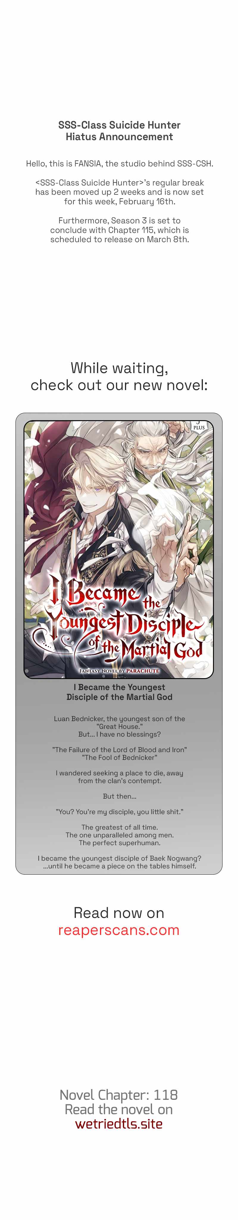 Read SSS-Class Suicide Hunter Manga Online
