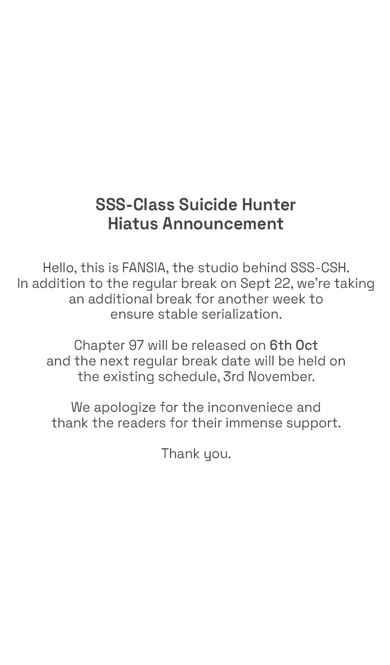 Read SSS-Class Suicide Hunter Manga Online