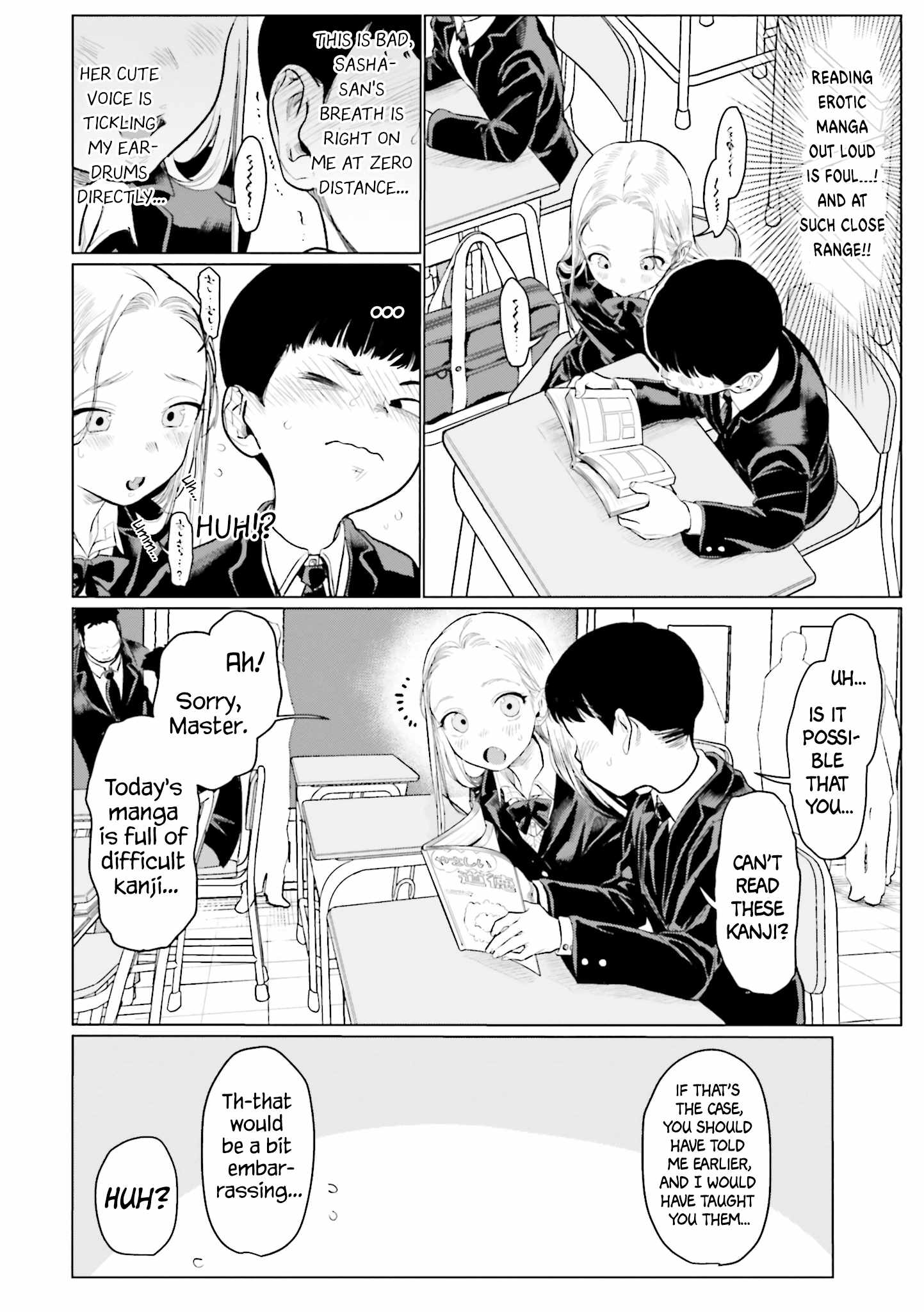 Read Sasha and Her Otaku Classmate Manga Online