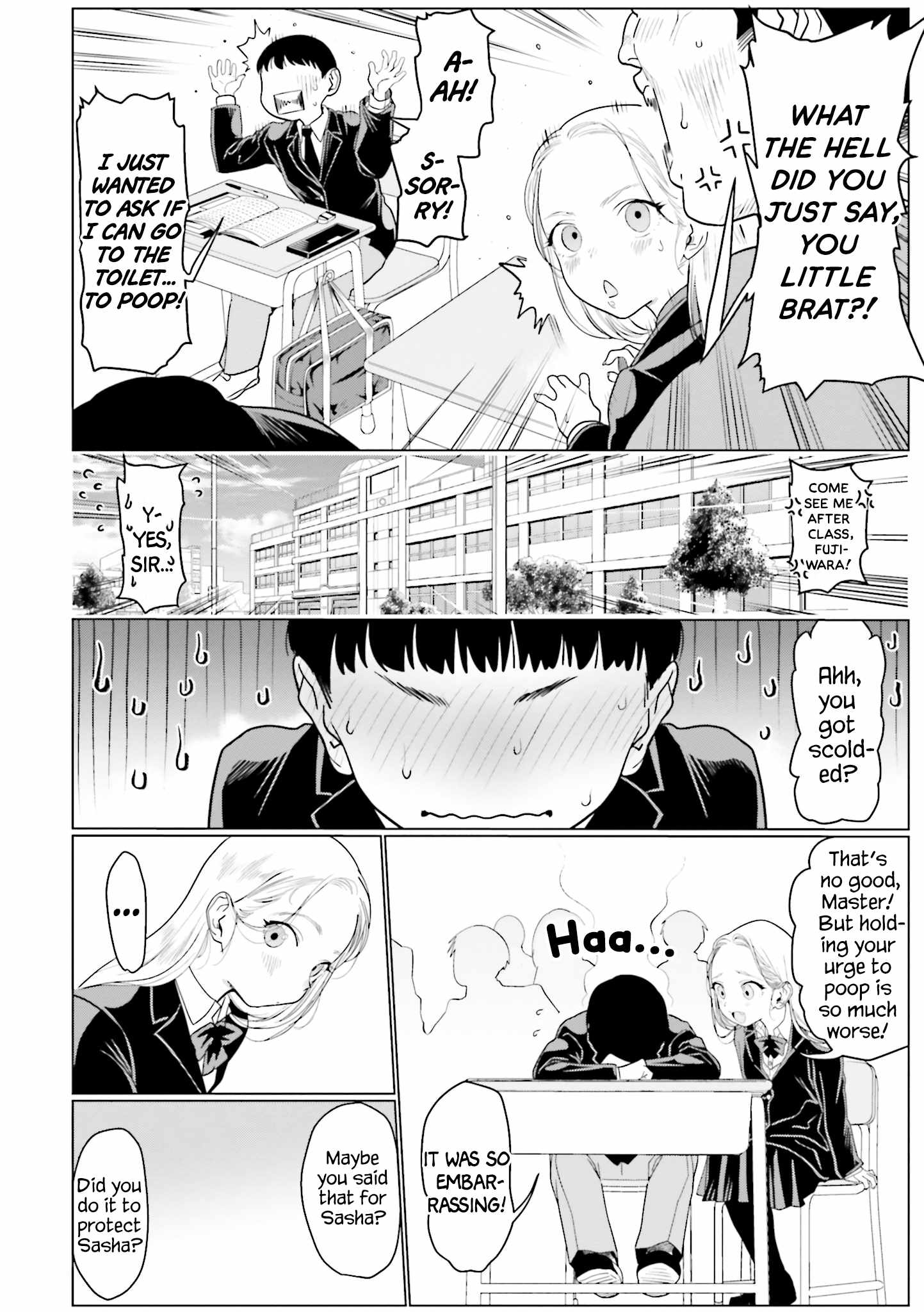 Read Sasha and Her Otaku Classmate Manga Online