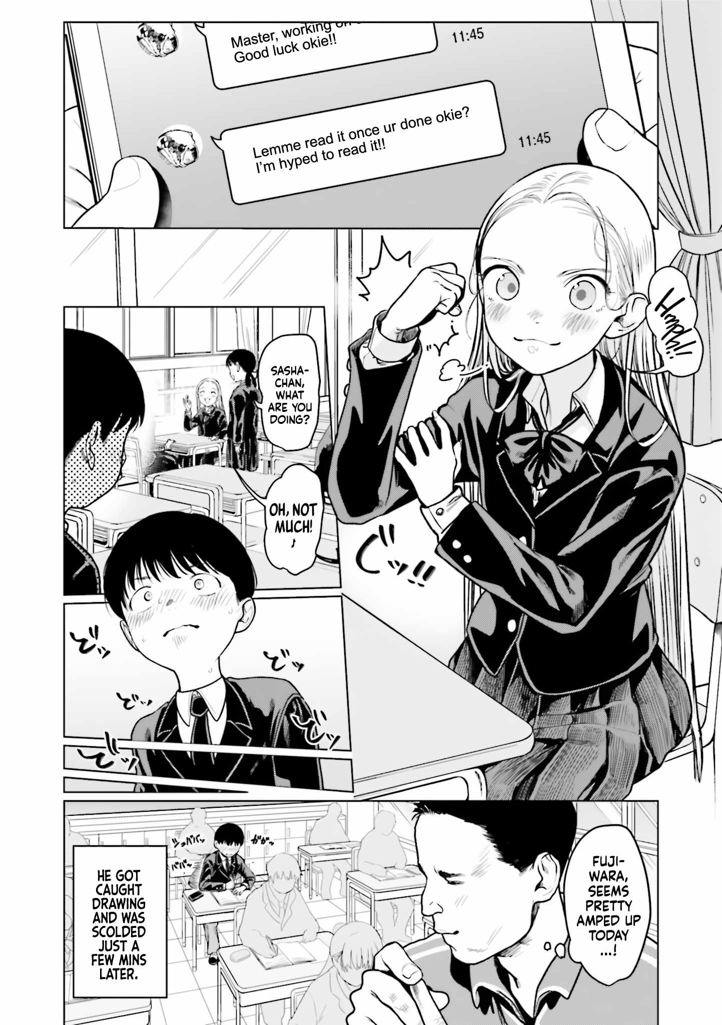 Read Sasha and Her Otaku Classmate Manga Online