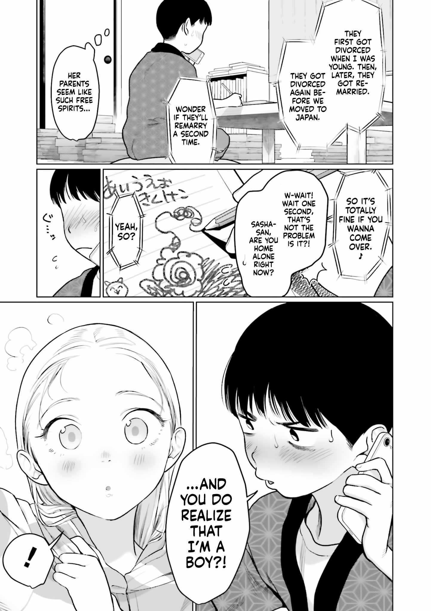 Read Sasha and Her Otaku Classmate Manga Online