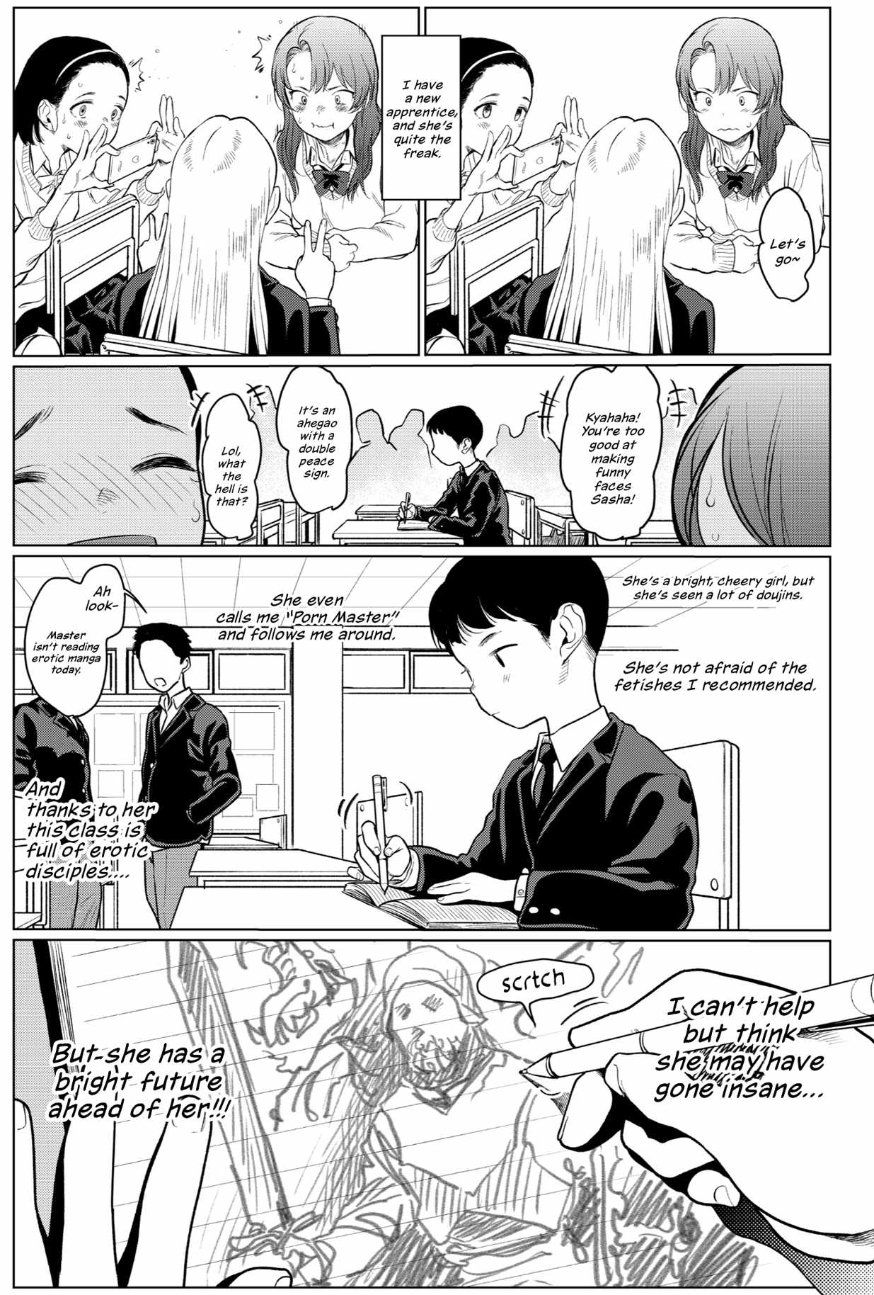 Read Sasha and Her Otaku Classmate Manga Online