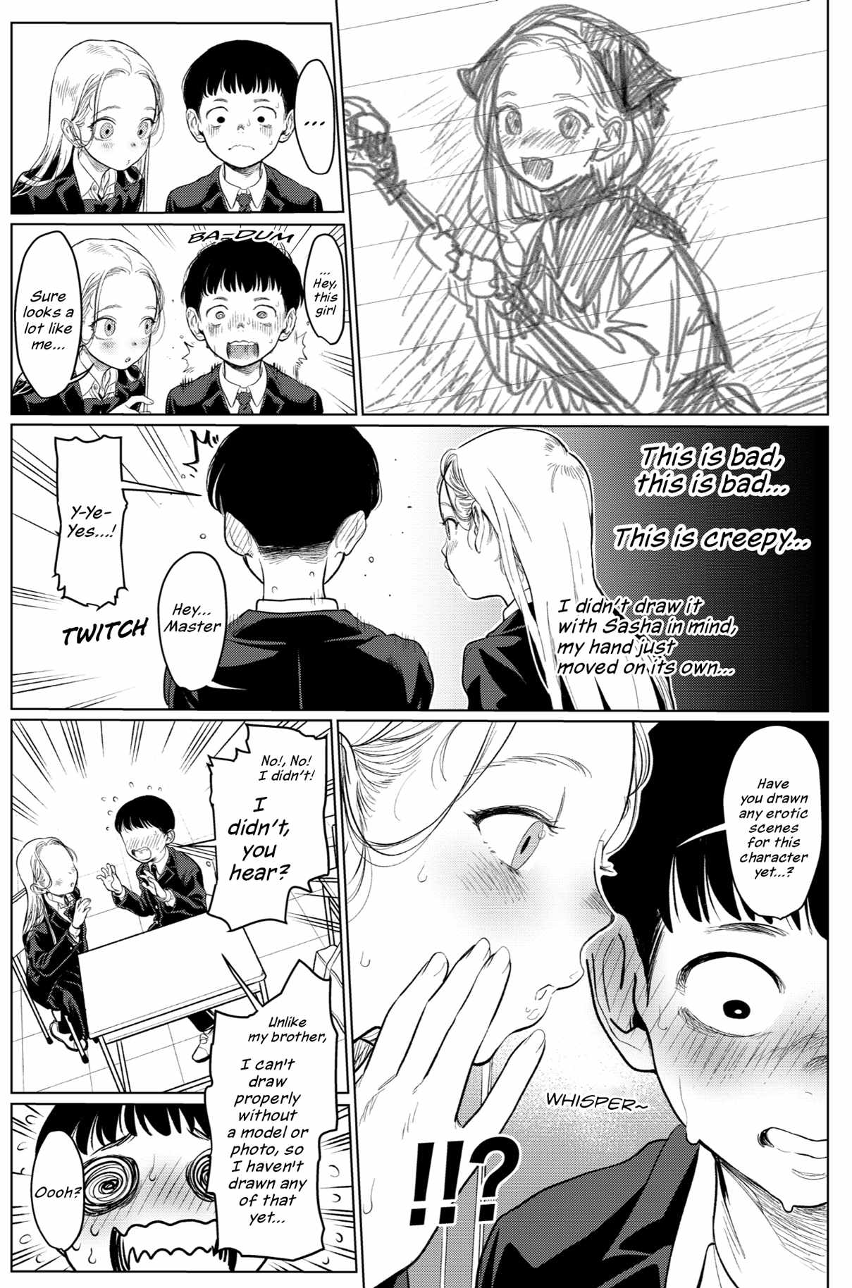 Read Sasha and Her Otaku Classmate Manga Online