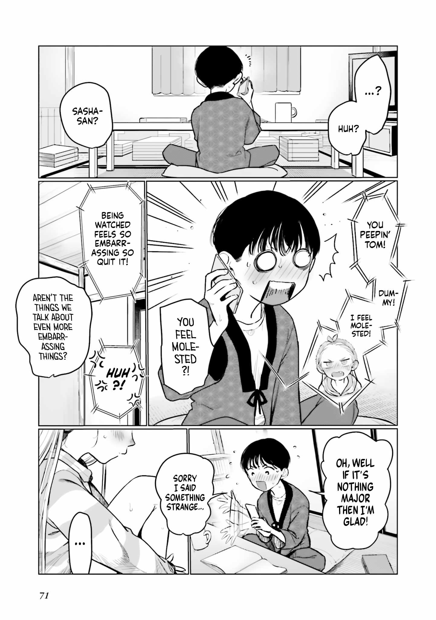 Read Sasha and Her Otaku Classmate Manga Online