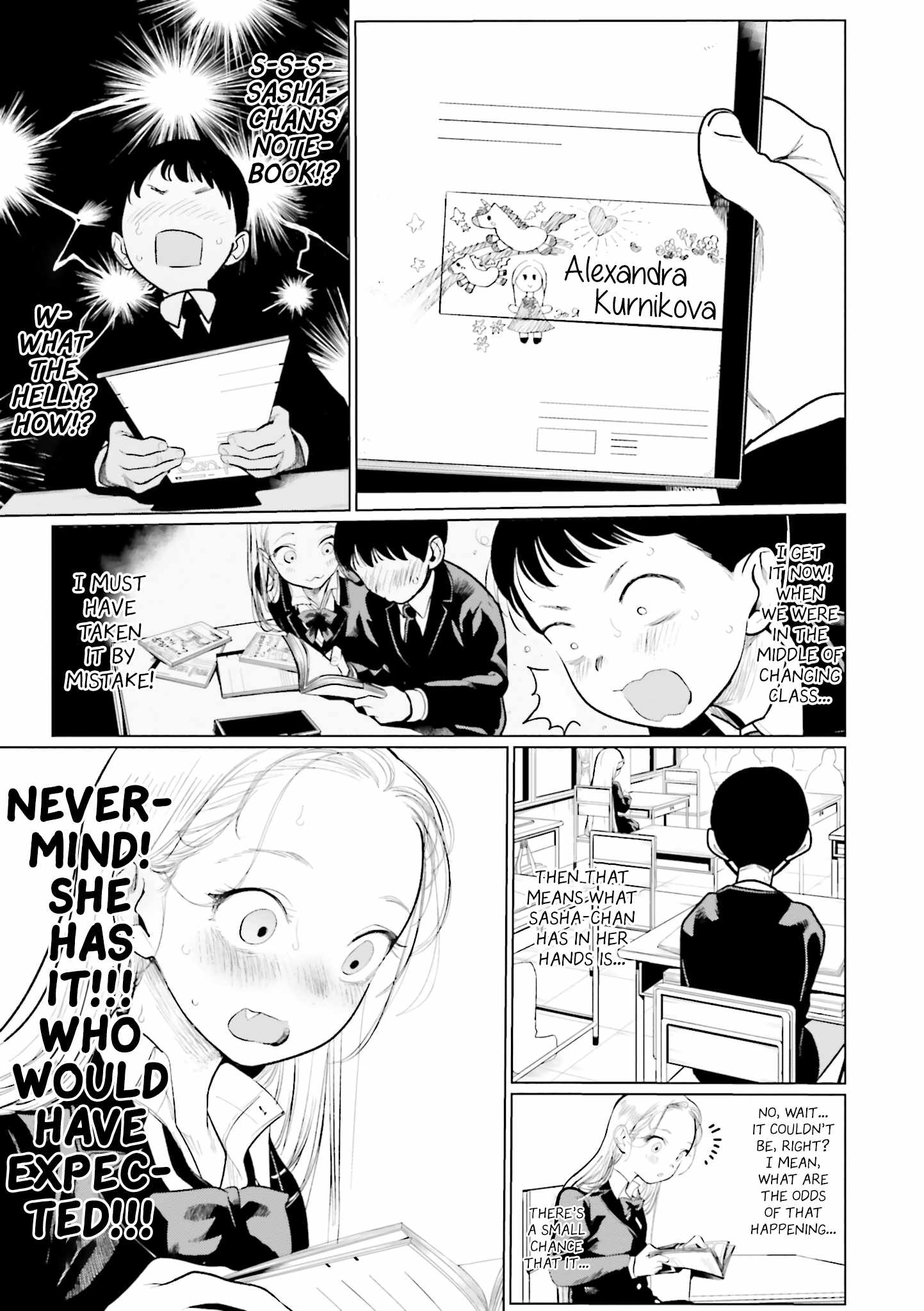 Read Sasha and Her Otaku Classmate Manga Online