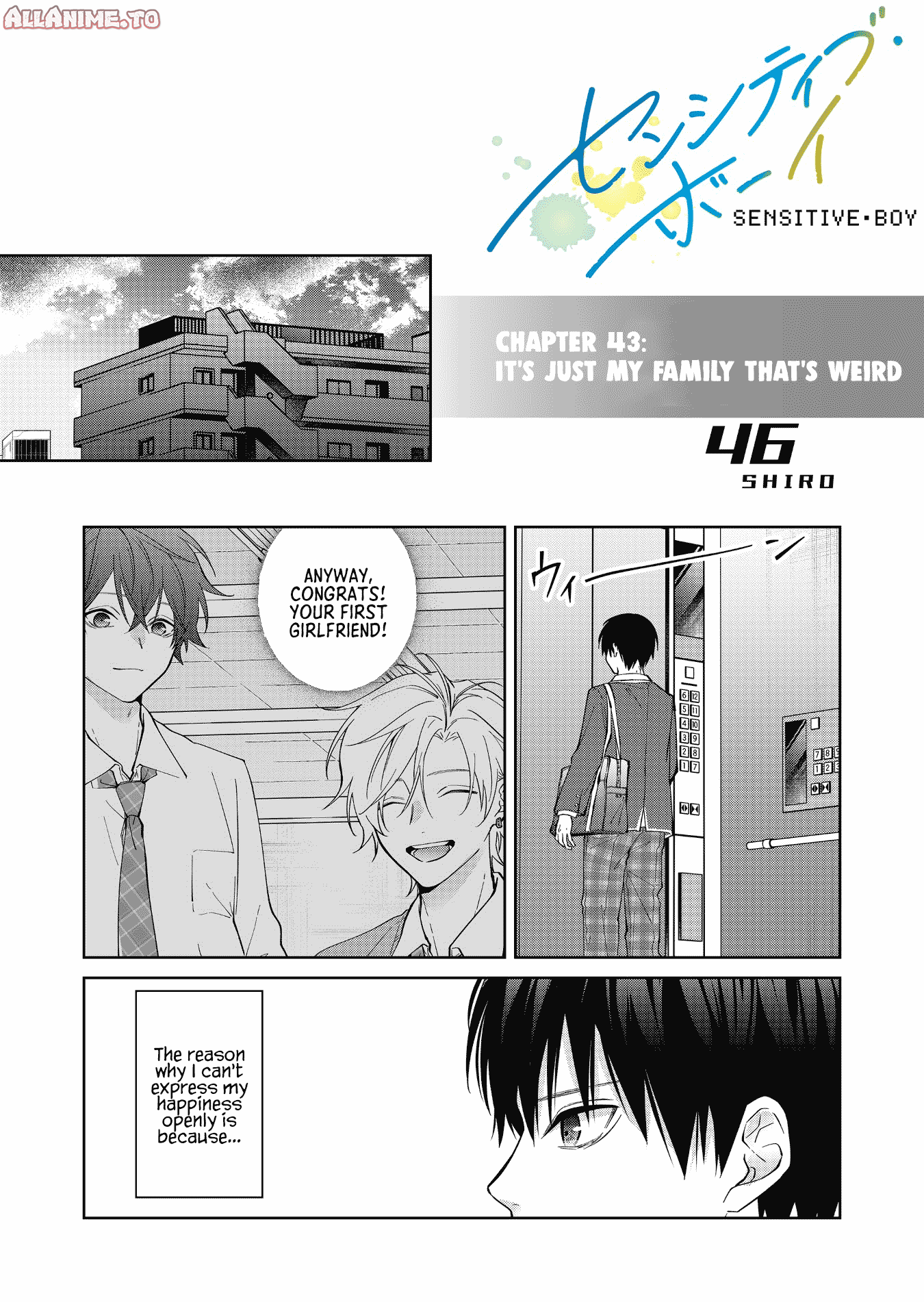 Read Sensitive Boy Manga Online