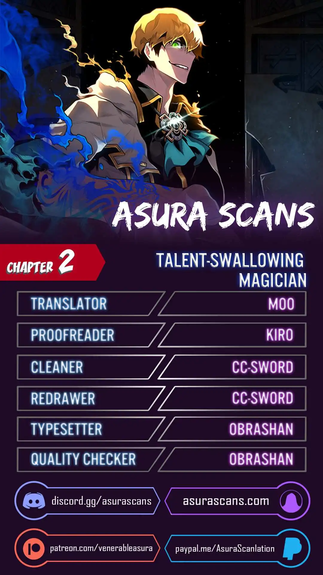 Read Talent-Swallowing Magician Manga Online