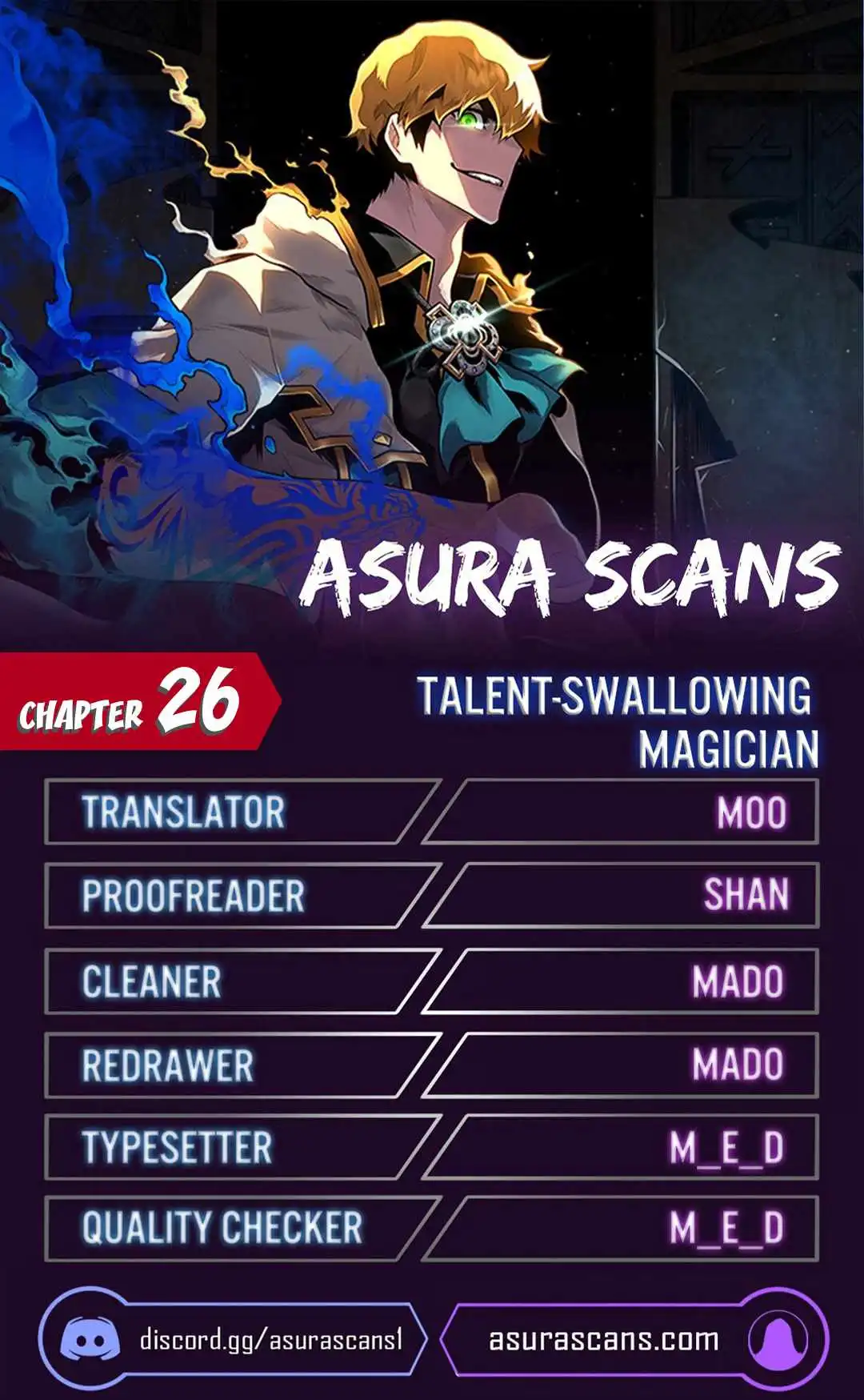 Read Talent-Swallowing Magician Manga Online