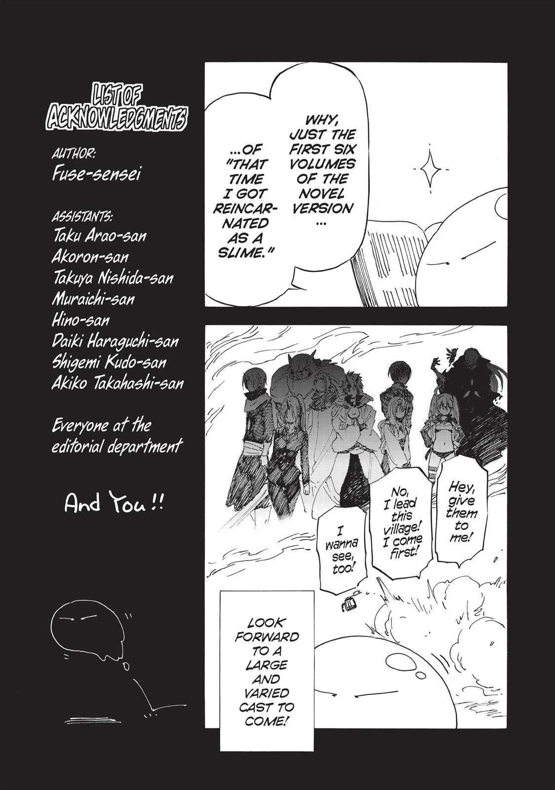 Read That Time I Got Reincarnated as a Slime Manga Online