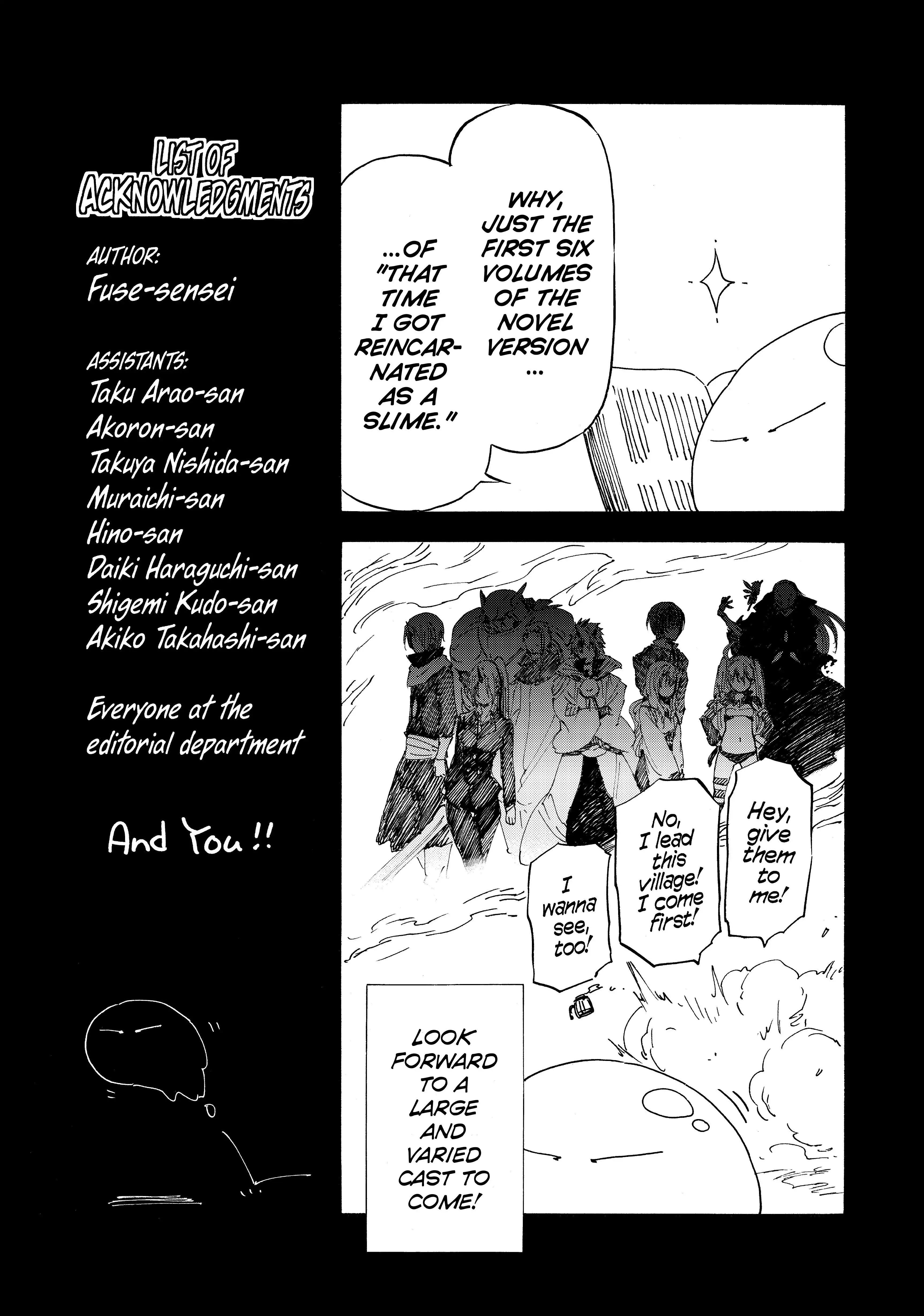 Read That Time I Got Reincarnated as a Slime Manga Online
