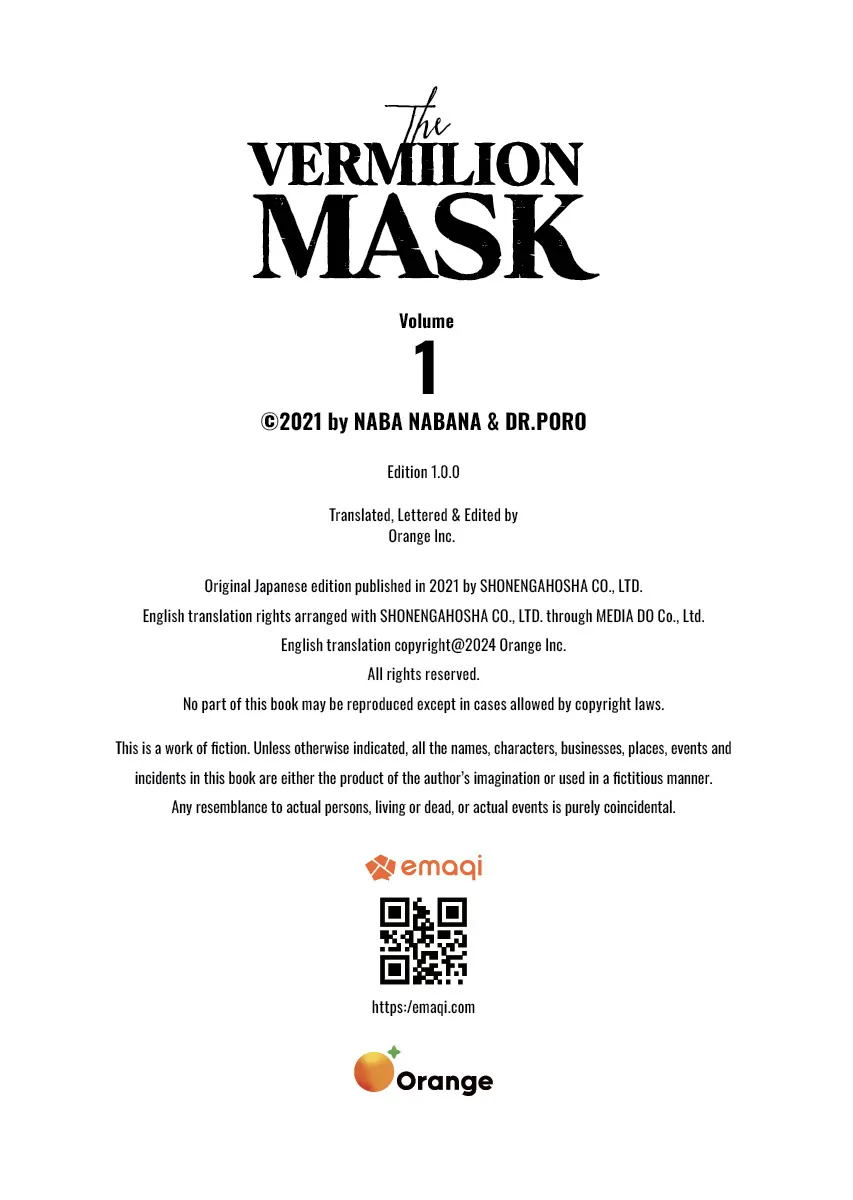 Read The Vermilion Mask Manga Online