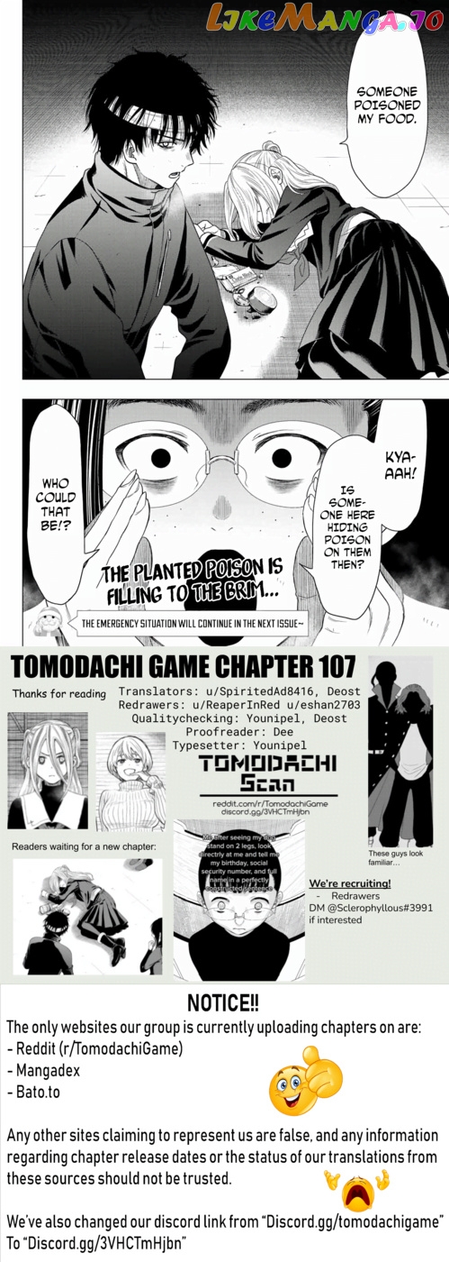 Read Tomodachi Game Manga Online