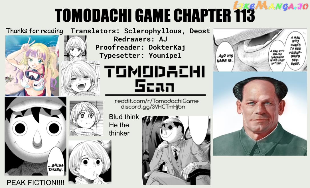 Read Tomodachi Game Manga Online
