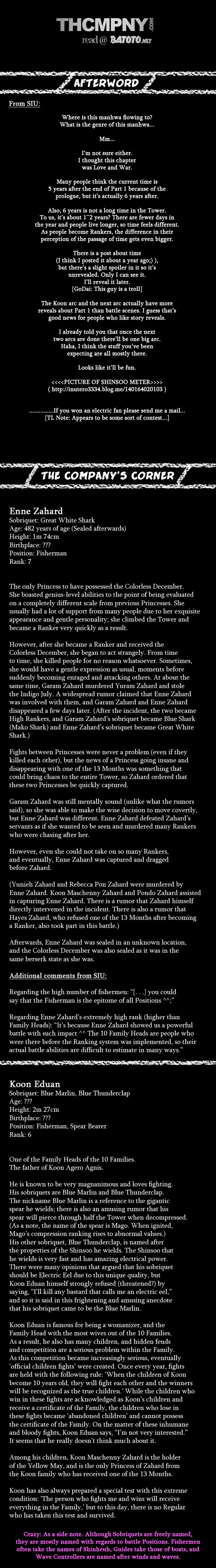 Read Tower of God Manga Online