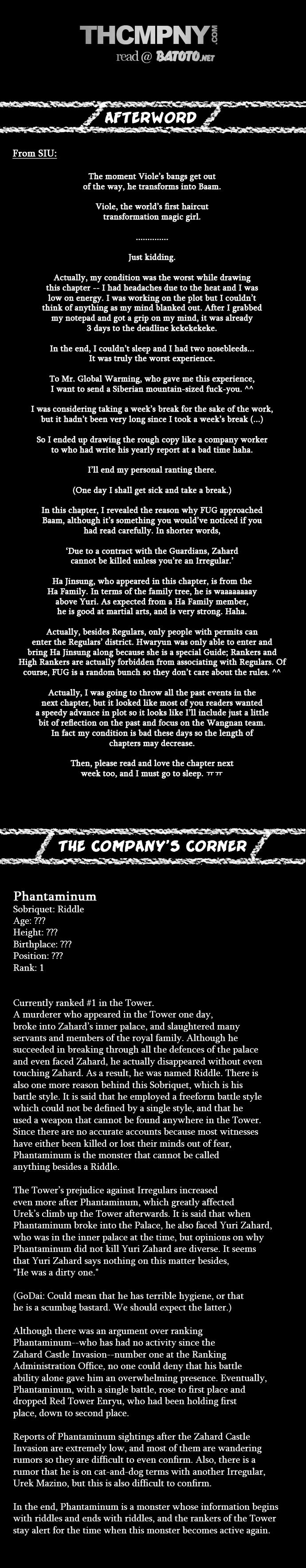 Read Tower of God Manga Online