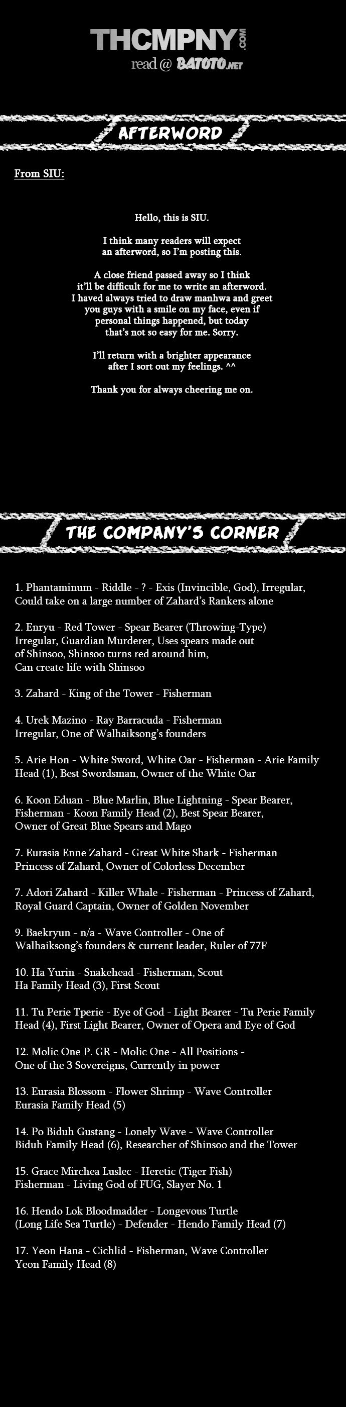 Read Tower of God Manga Online