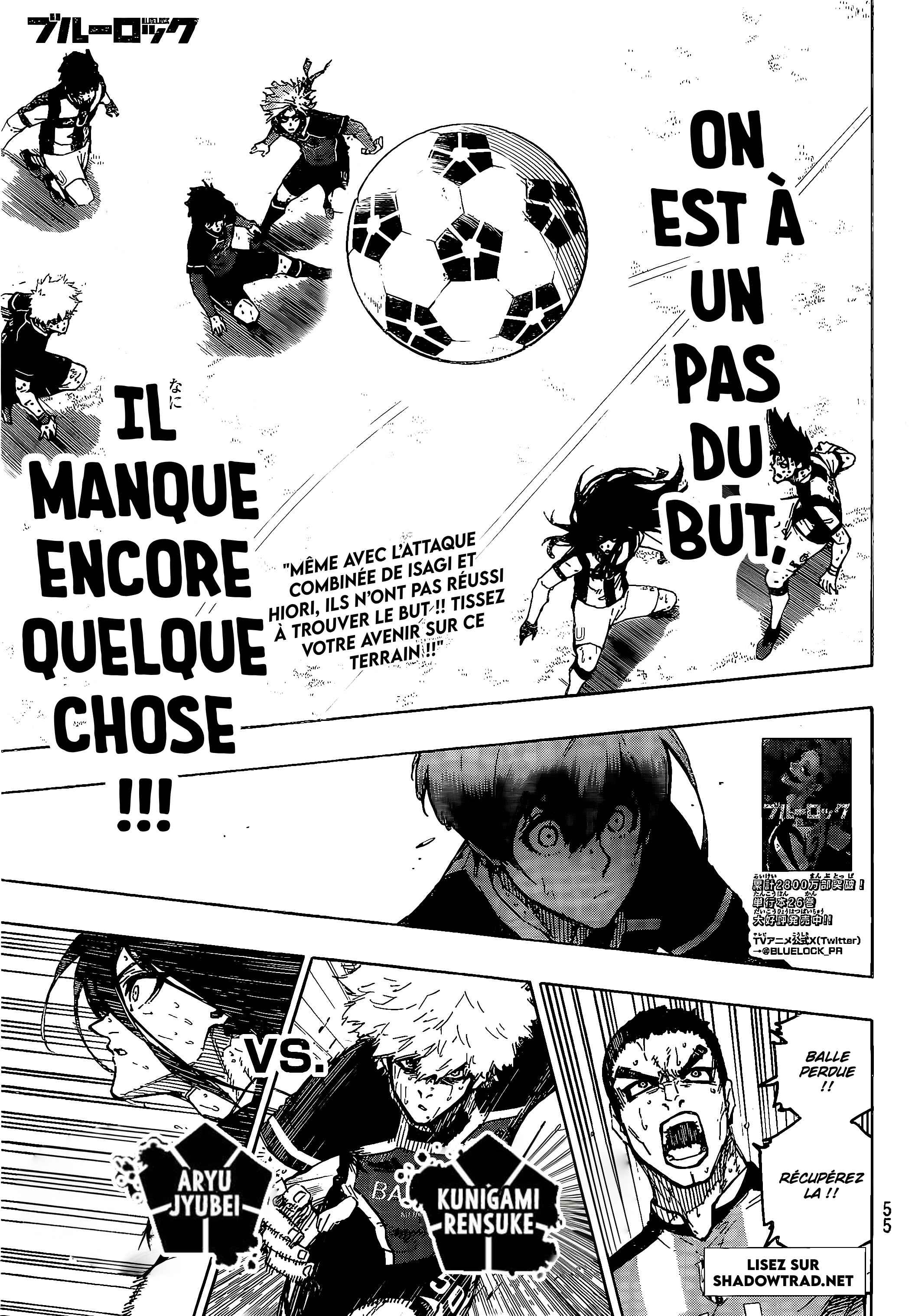Read Blue Lock FR Manga Online