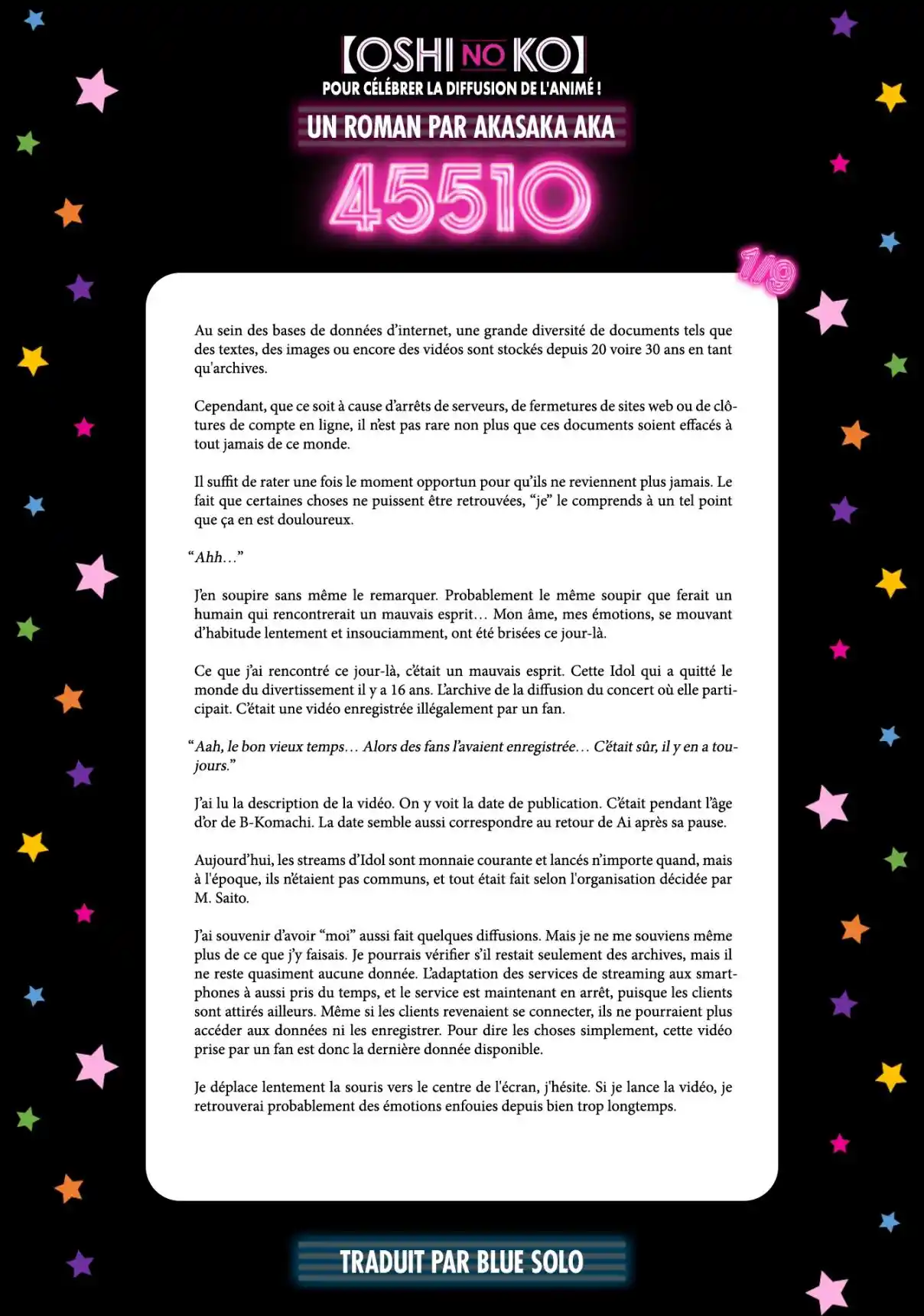 Read Oshi No Ko FR Manga Online