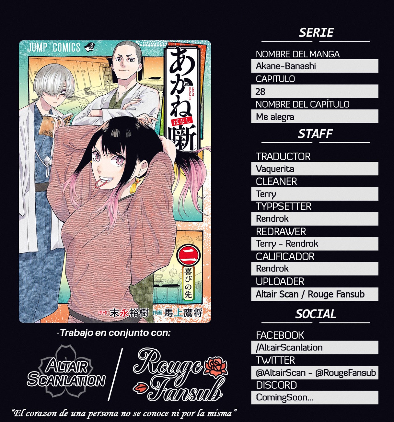 Read Akane-banashi es Manga Online