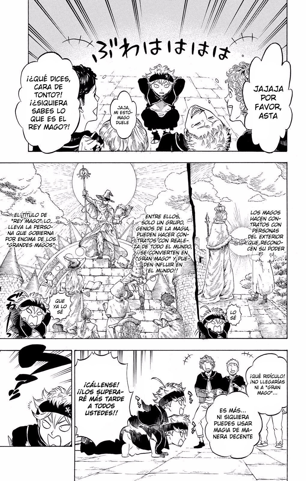 Read Black Clover es Manga Online