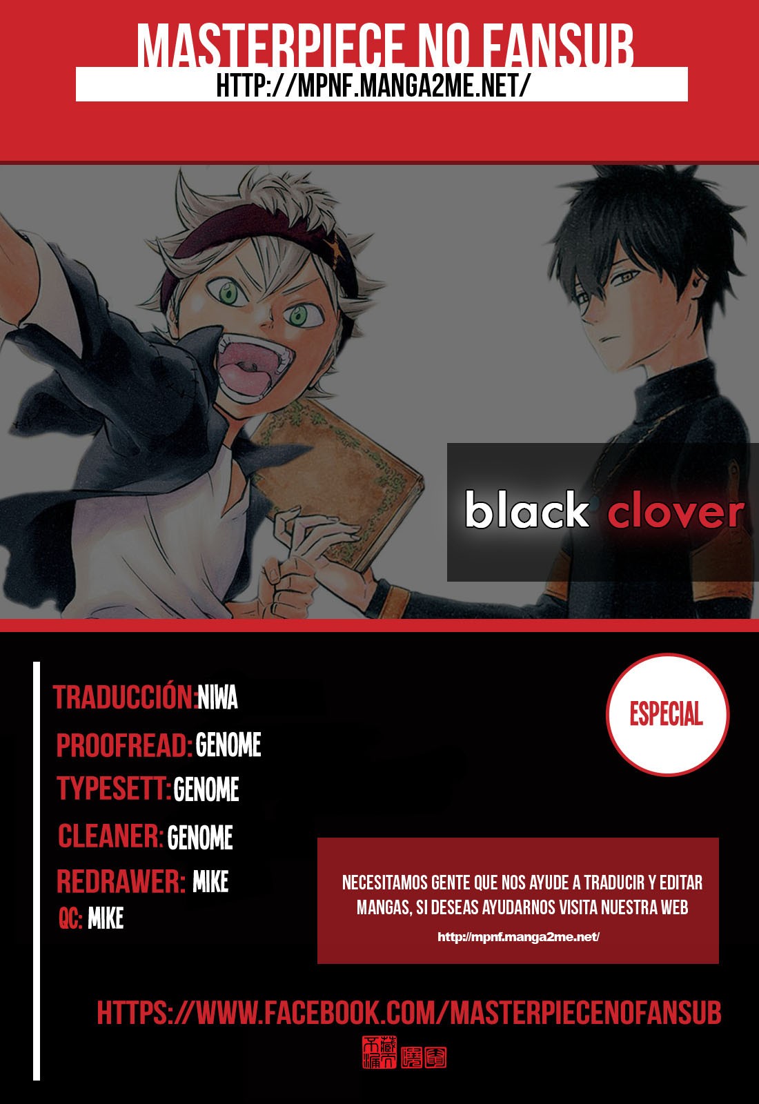 Read Black Clover es Manga Online