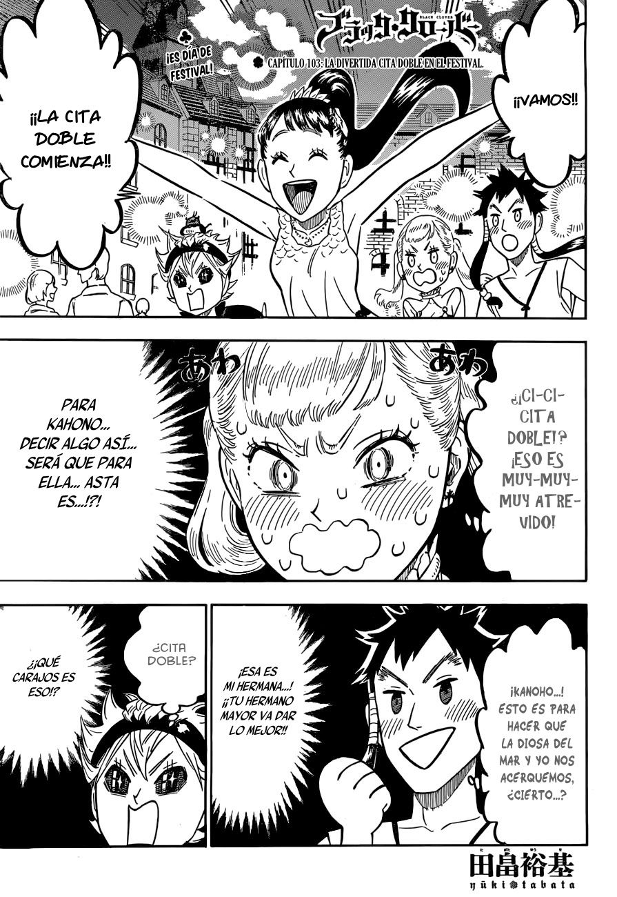 Read Black Clover es Manga Online