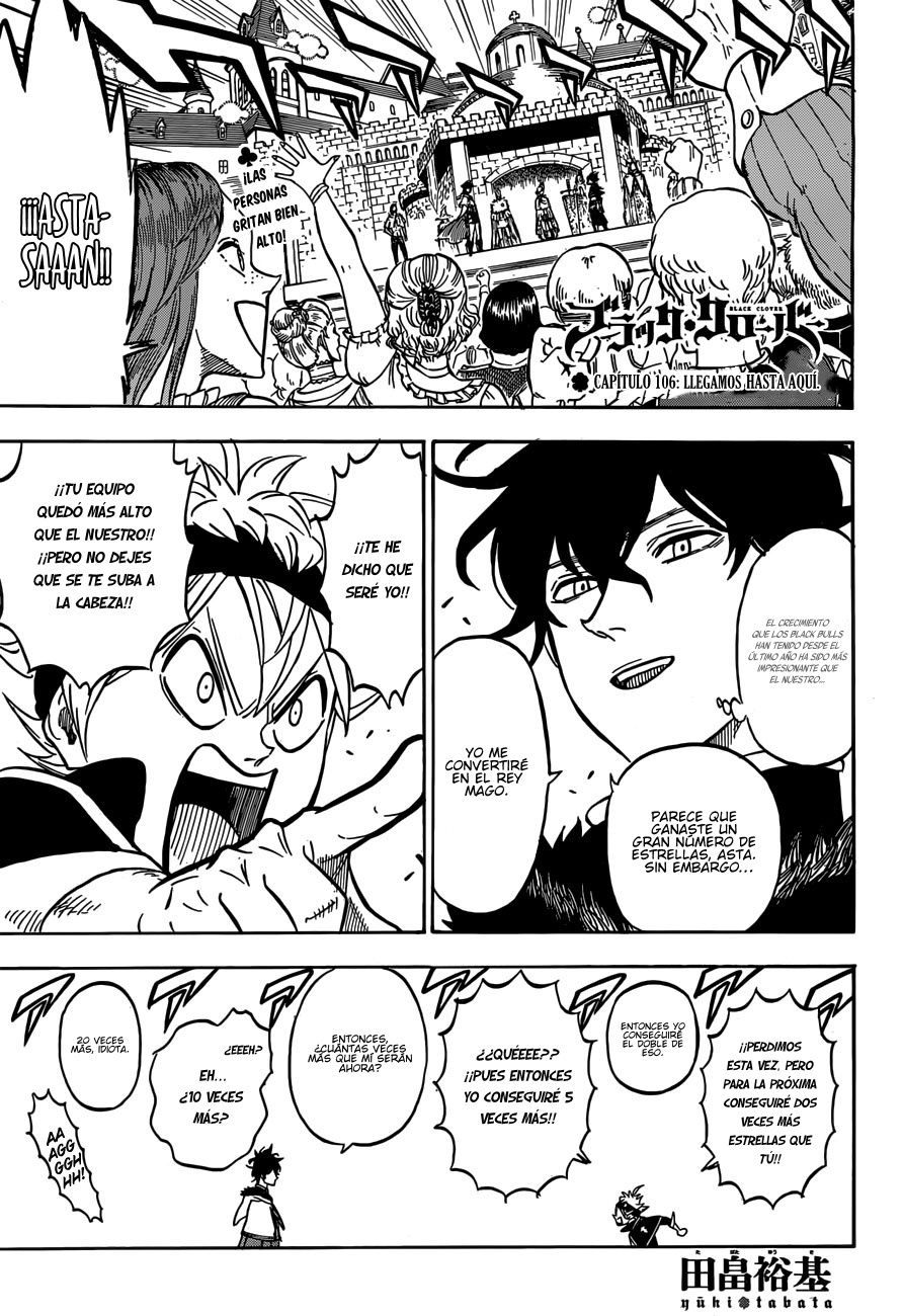 Read Black Clover es Manga Online