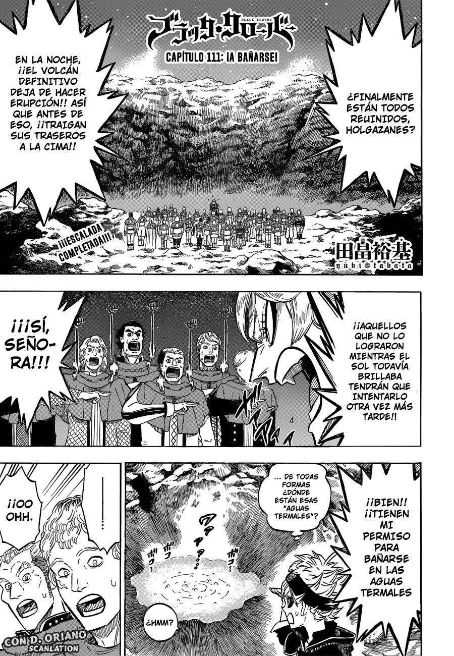 Read Black Clover es Manga Online