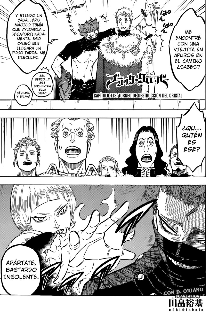 Read Black Clover es Manga Online