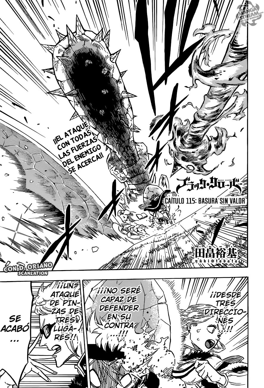 Read Black Clover es Manga Online